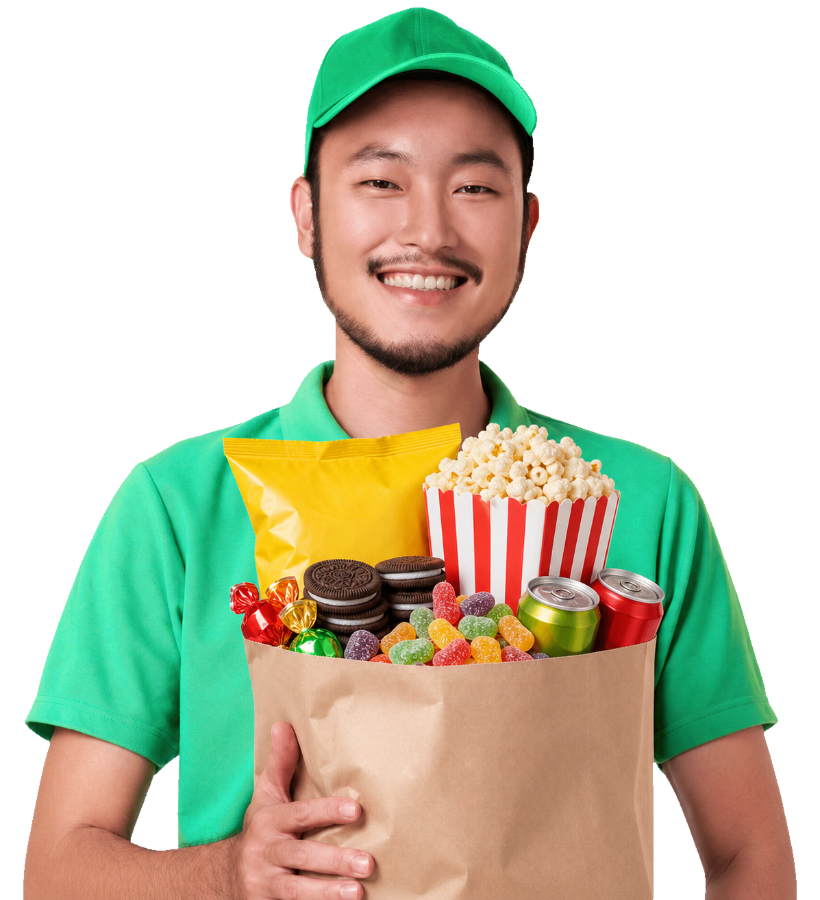 Snack delivery courier