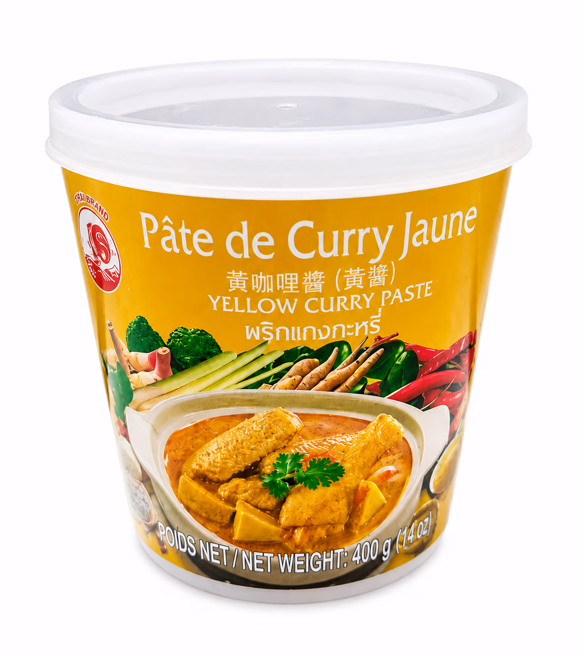COCK Brand Yellow Curry Paste 400g