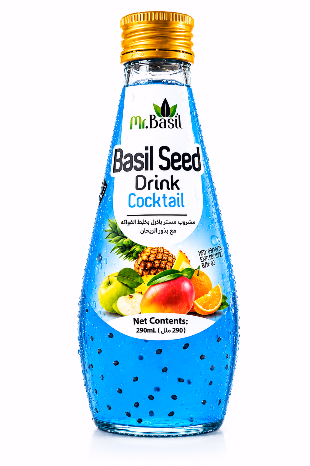 Mr Basil Fruit Cocktail Basil Seed 290ml
