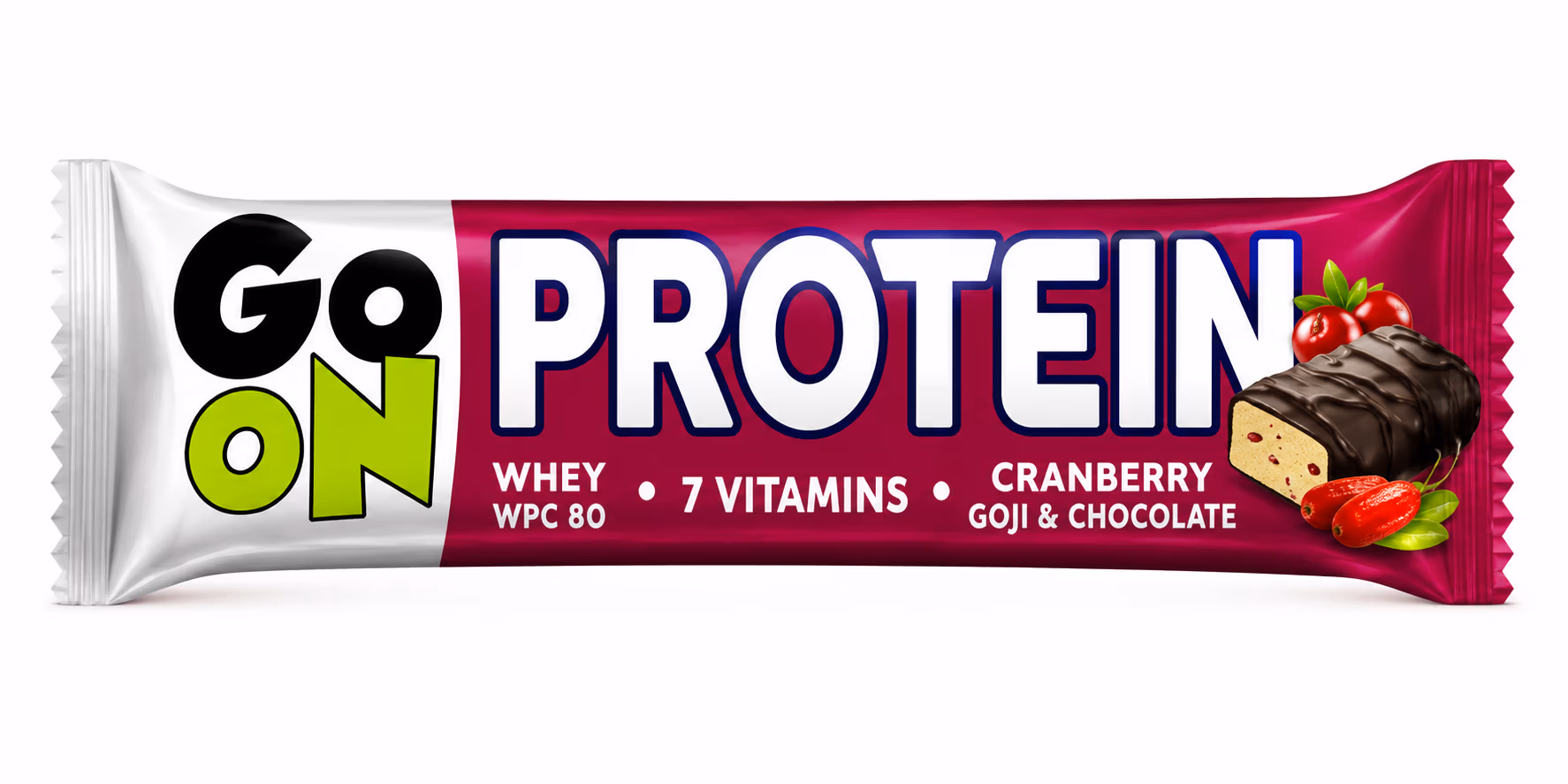 Go On Protein Bar Cranberry Goji & Chocolate 50g