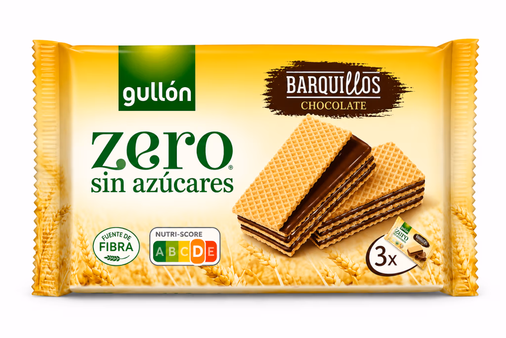 Gullón Biscuits Sandwich Chocolat Sans Gluten 180g (3x60g)