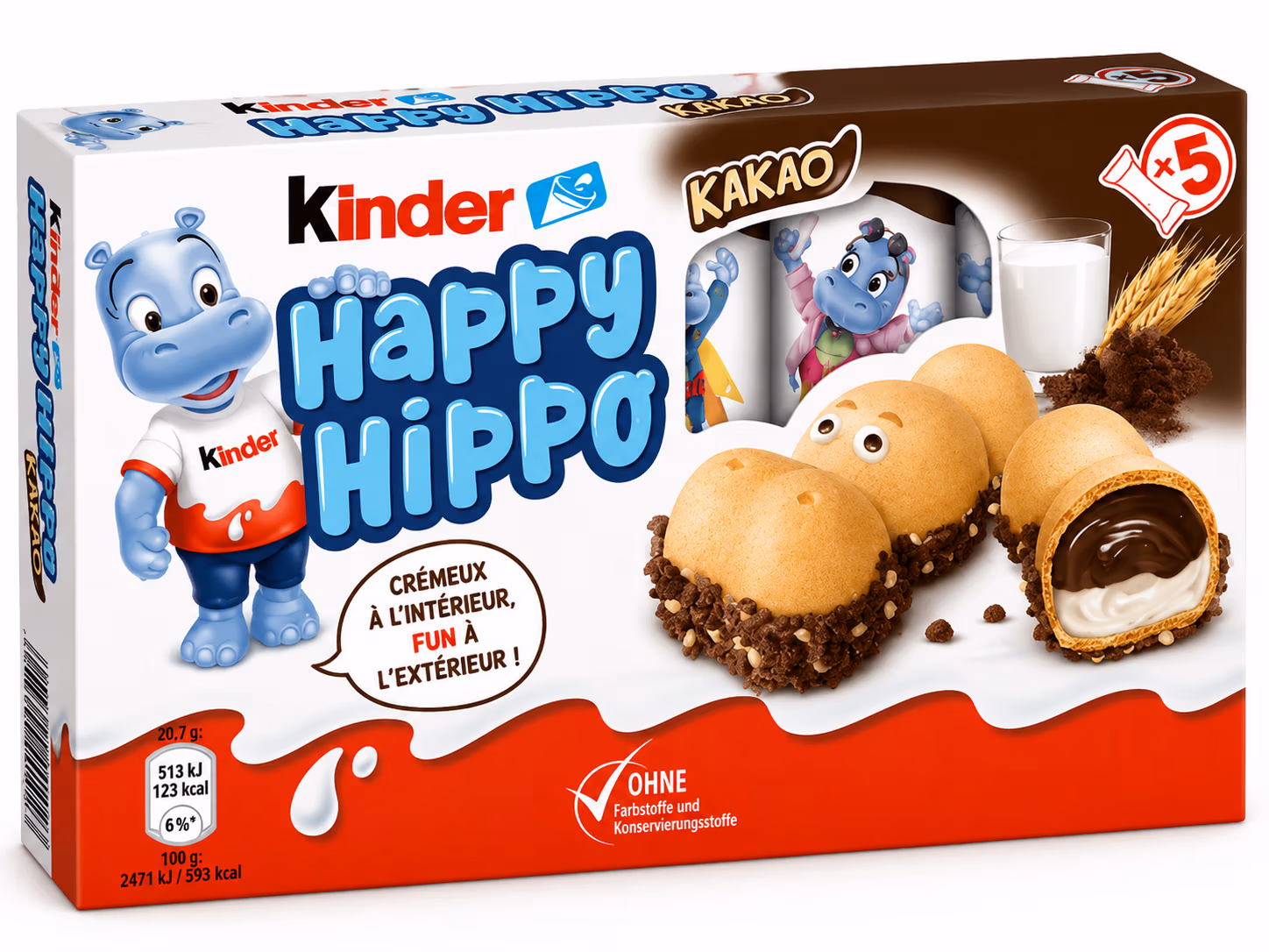 Kinder Happy Hippo 103,5g (5x20,7g‏(‏