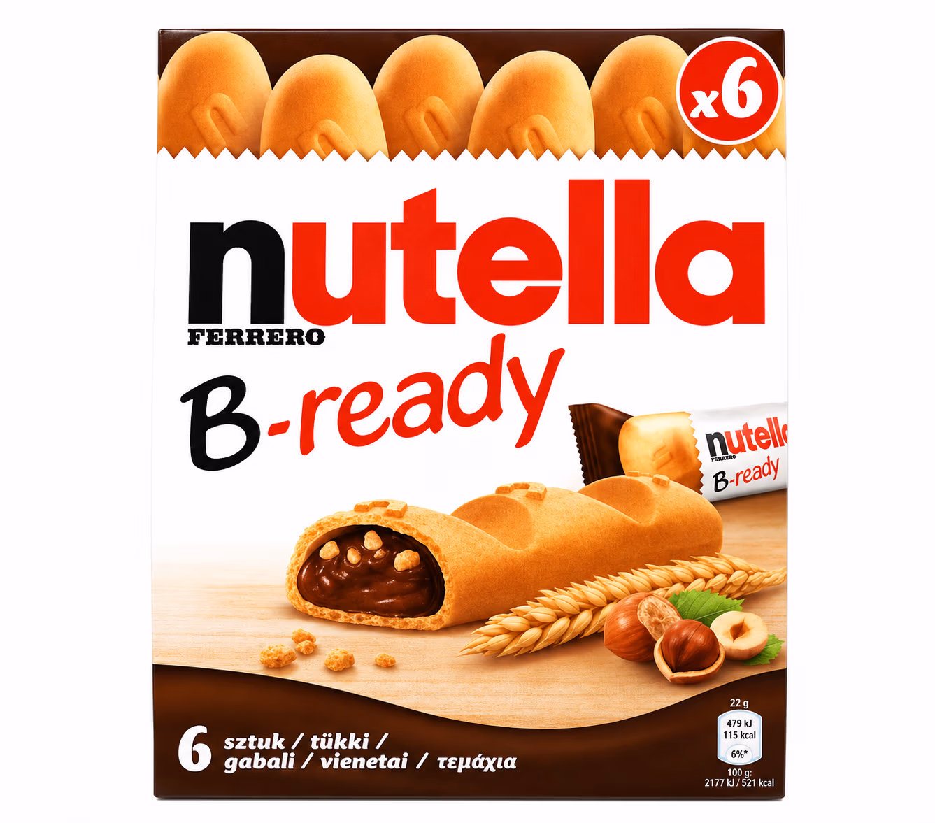 Nutella B-ready 132g (6x22g)