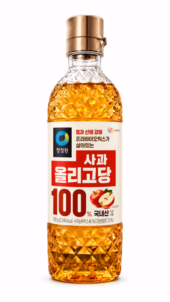 Chung Jung One O'Food Korean Cooking Malt Syrup, (Apple Oligo, 700g)