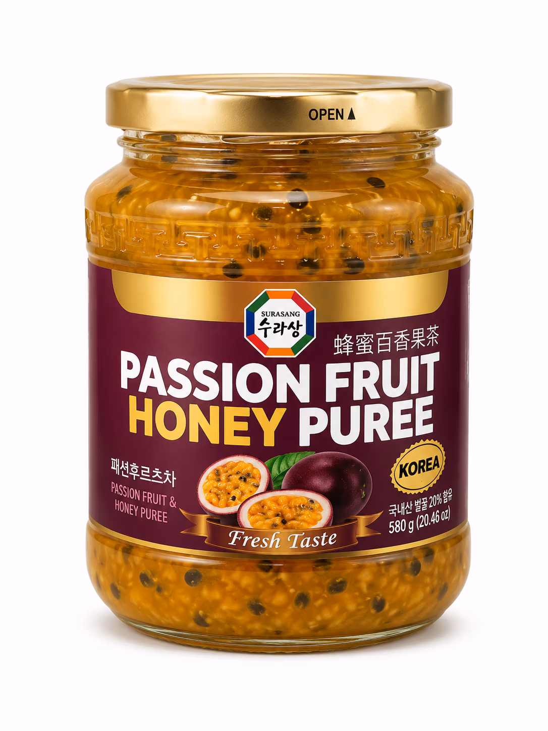 Passion Fruit Honey Puree 580g