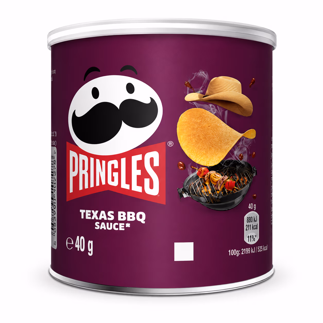 Pringles Texas BBQ Sauce 40g, Chips Saveur Barbecue Texan
