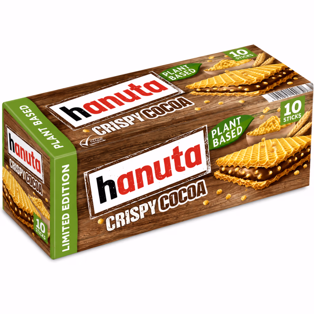 Hanuta Riegel 10 Pcs Crispy Cocoa 220g (10x22g)
