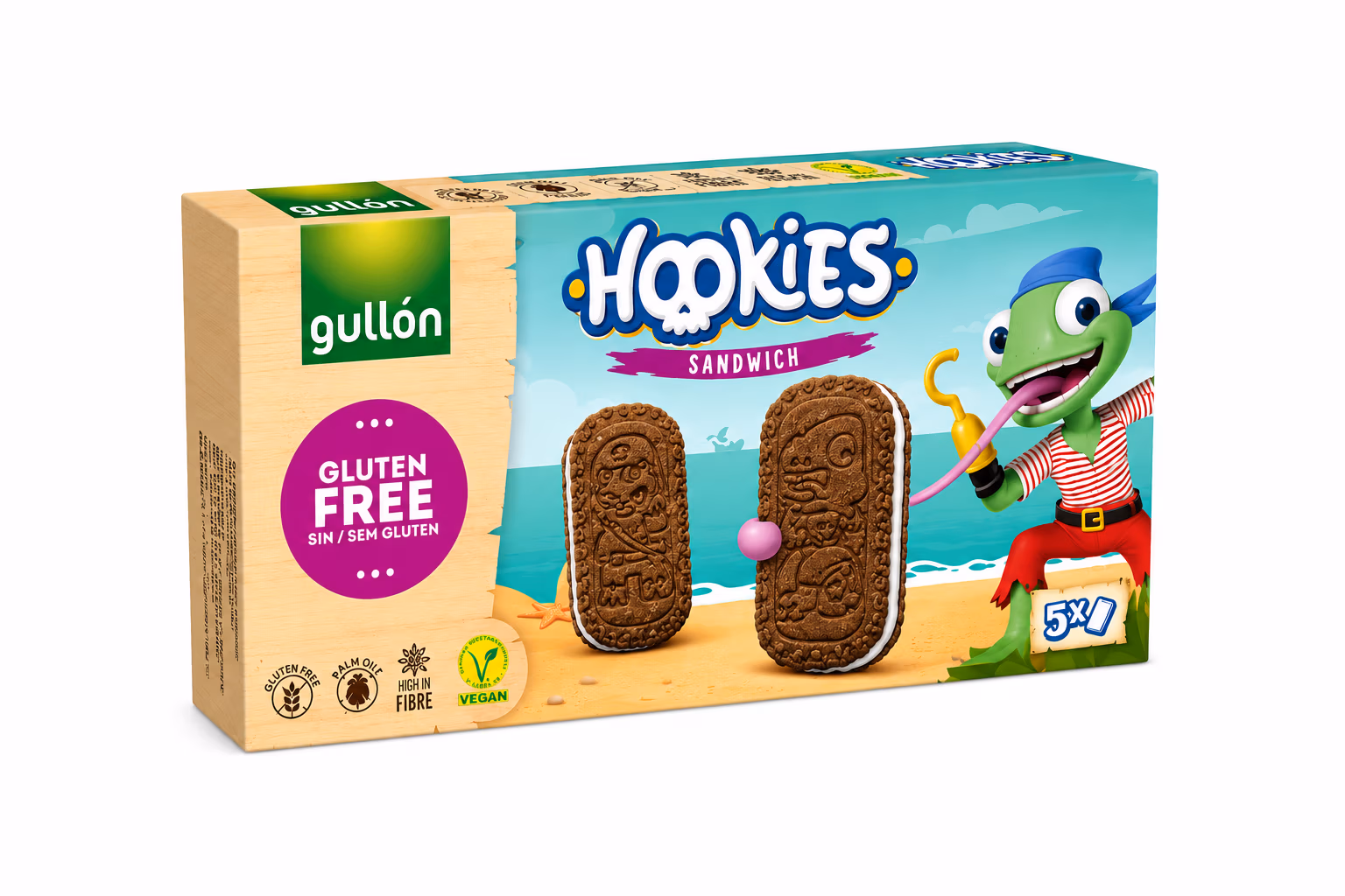 Gullon Sandwich Hookies Sans Gluten 230g (5x46g)
