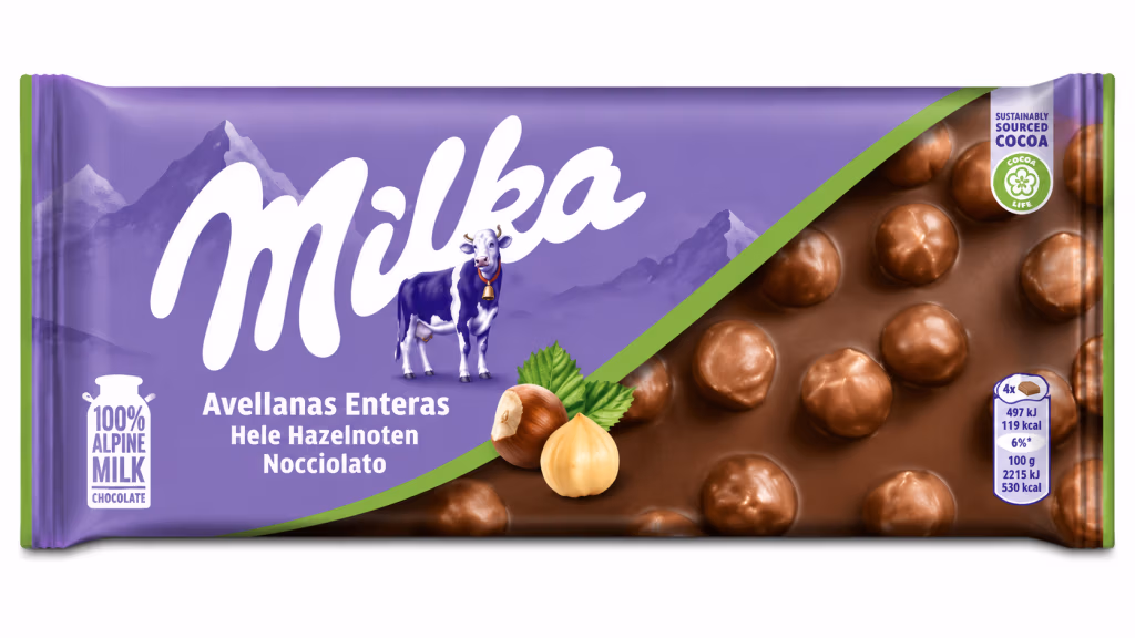 Milka Noisettes Chocolat au Lait 100g