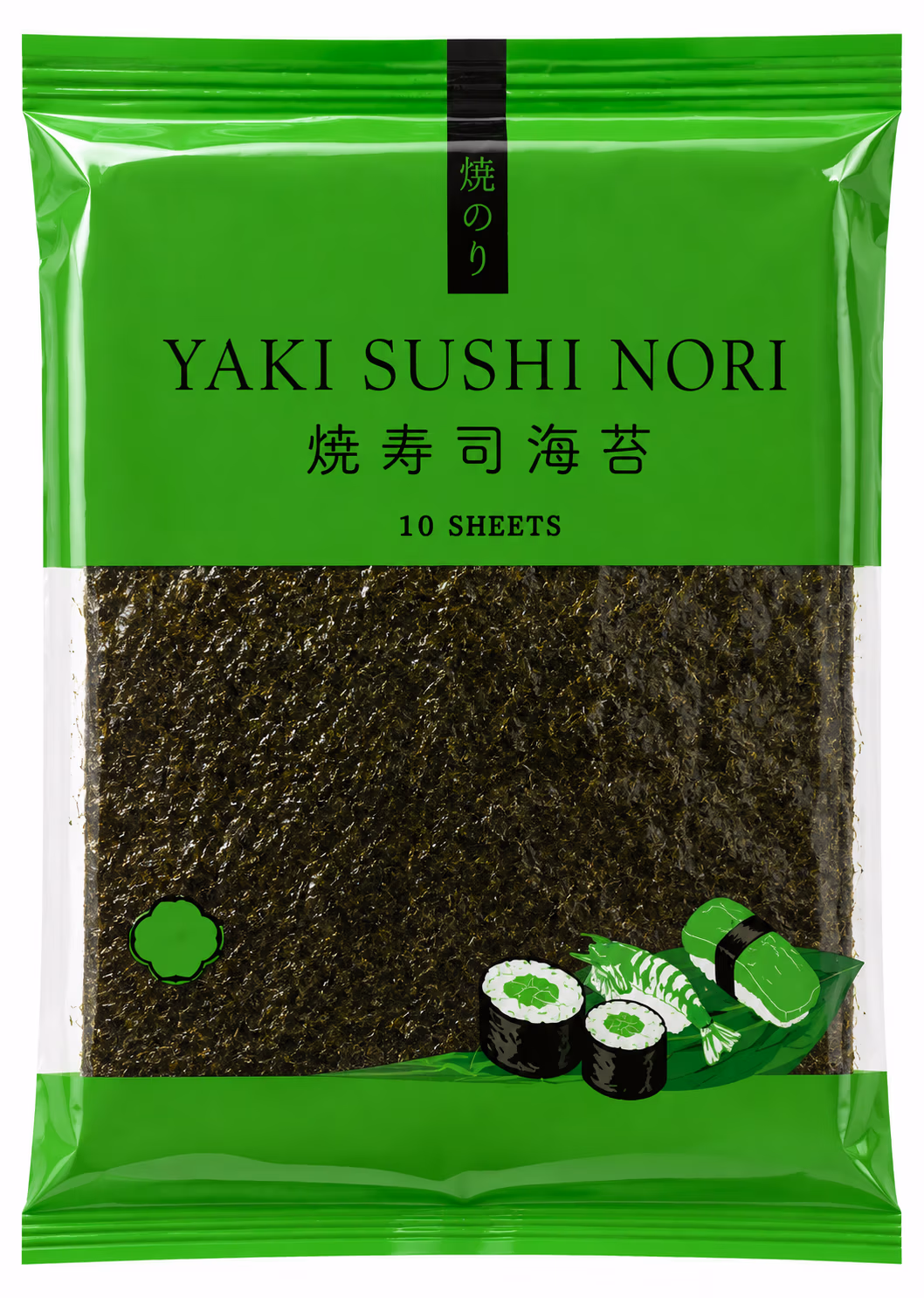 Algues Nori Grillées pour Sushi, Yaki Sushi Nori 10 Feuilles