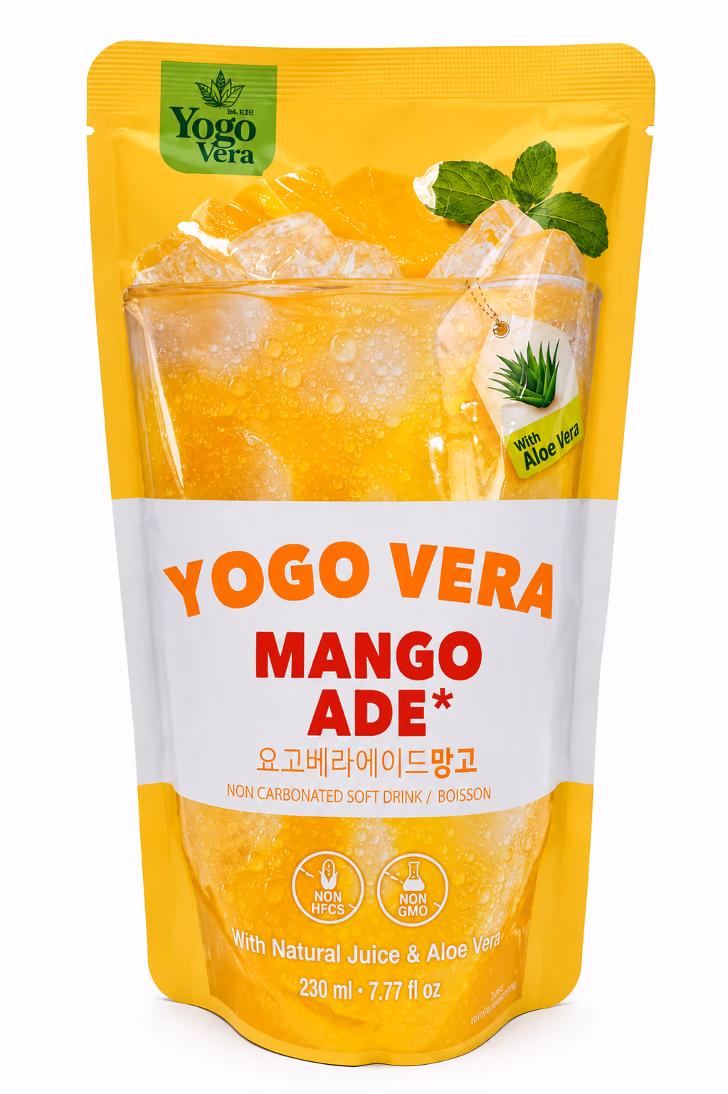 Boisson coréenne à la Mangue et Aloe Vera 230ml