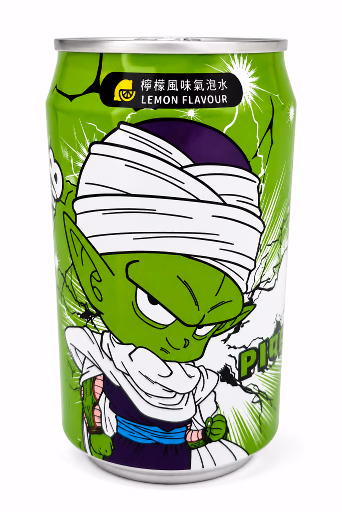 Boisson Gazeuse Saveur Citron, Édition Piccolo (Dragon Ball)