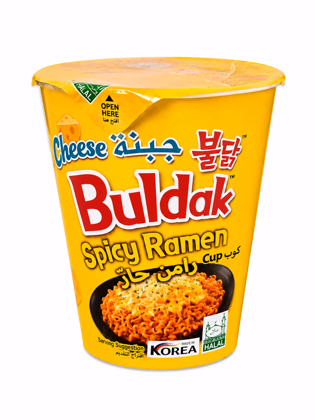 Nouilles Instantanées Buldak au Fromage, Ramen Épicé en Cup