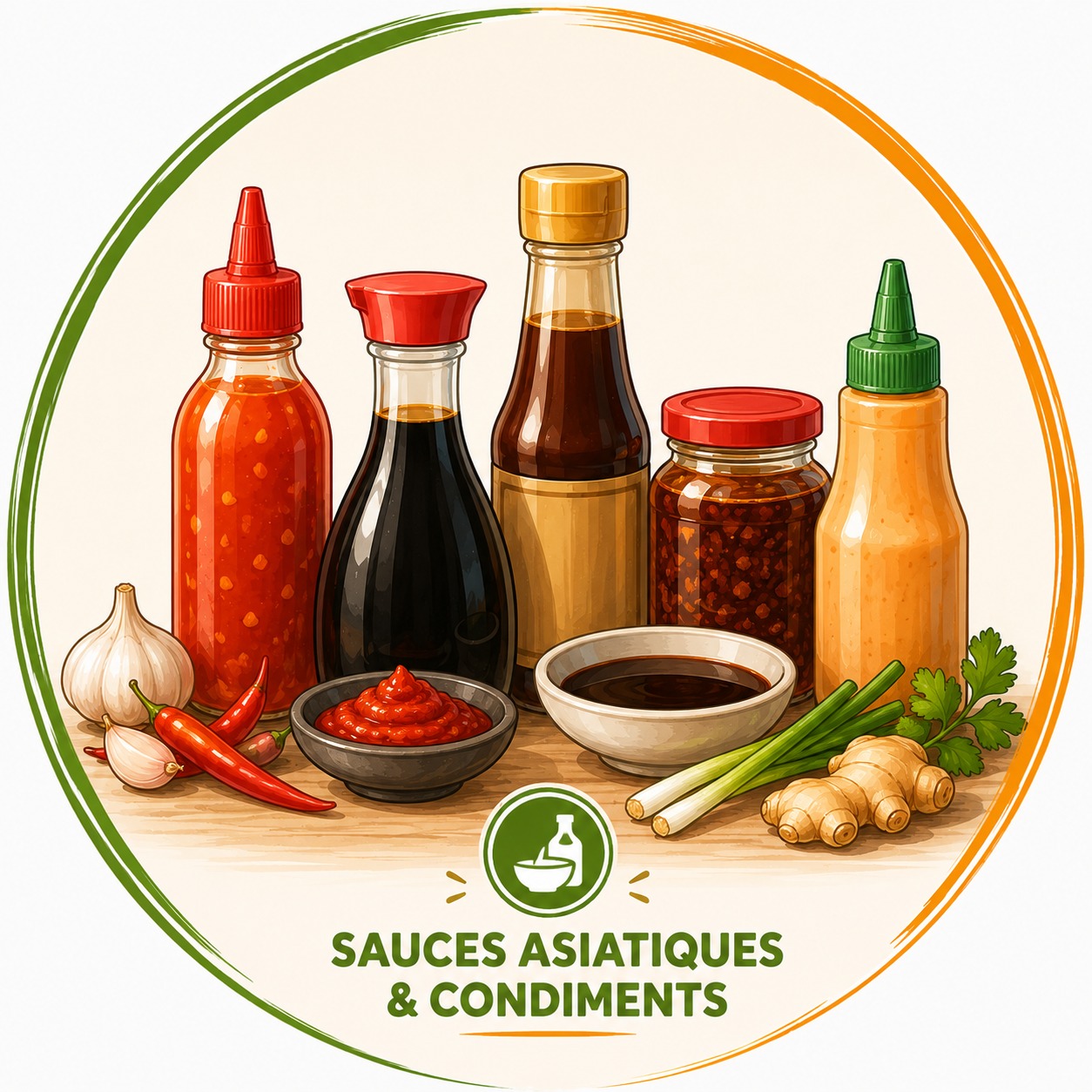 Sauces Asiatiques & Condiments
