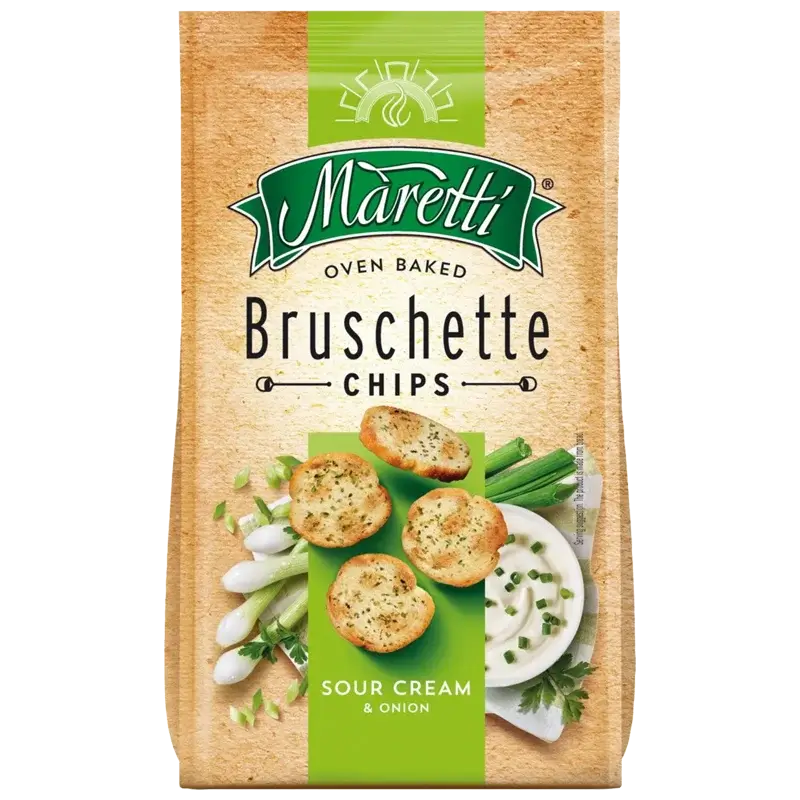 Maretti Bruschette Chips Crème Acidulé Et Oignon 70g